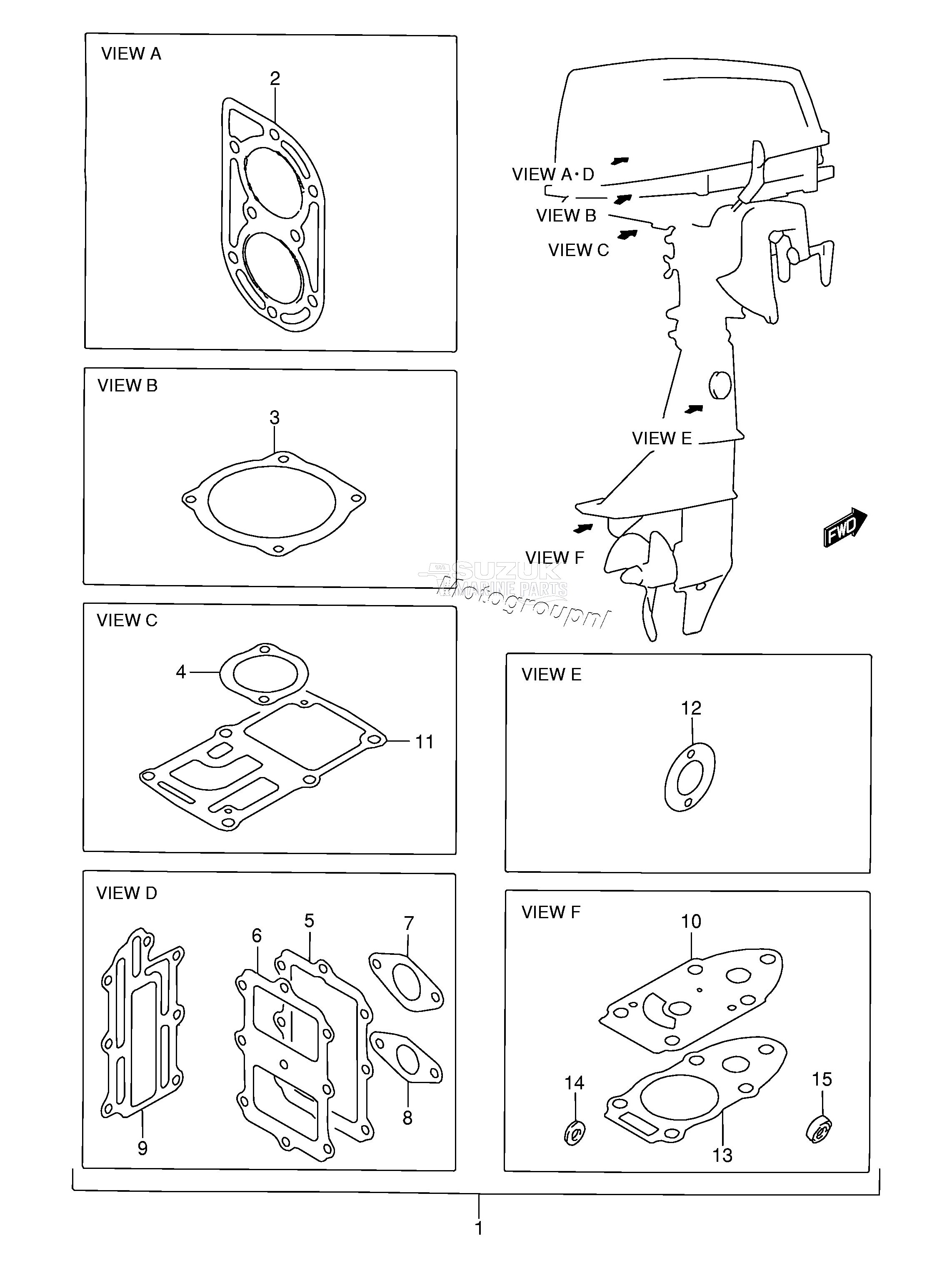 OPTIONAL : GASKET SET