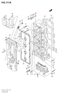 DF150 From 15001F-980001 (E03)  2009 drawing CYLINDER HEAD