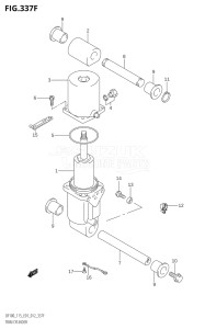 11502Z-210001 (2012) 115hp E01 E40-Gen. Export 1 - Costa Rica (DF115Z) DF115Z drawing TRIM CYLINDER (DF115Z:E40)