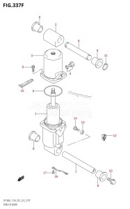 DF140AZ From 14003Z-310001 (E01 E40)  2013 drawing TRIM CYLINDER (DF115AZ:E40)