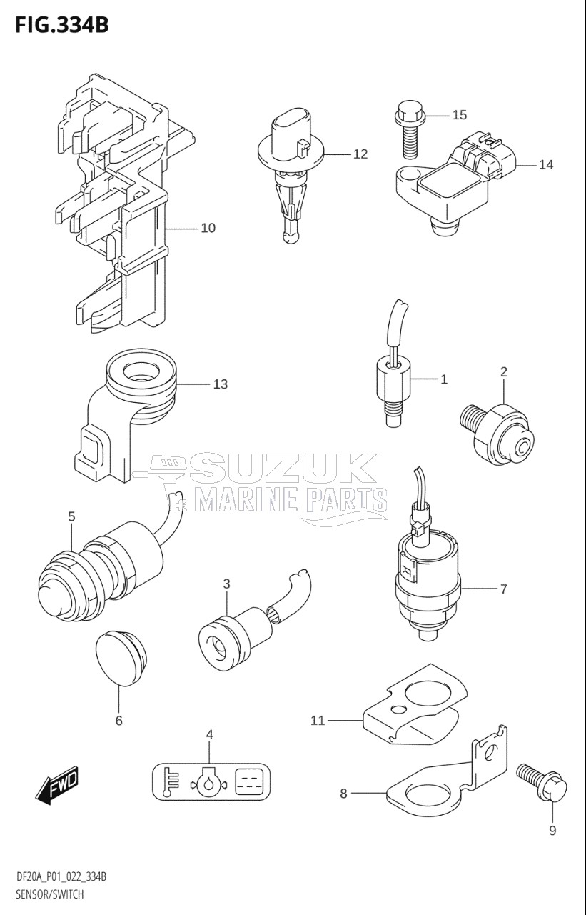 SENSOR / SWITCH (DF20A:P40)