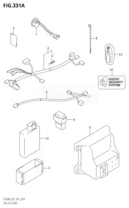 DF200AZ From 20003Z-910001 (E01 E40)  2019 drawing KEY LESS START (DF200AT,DF175AT,DF150AT)