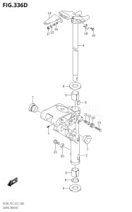 02002F-040001 (2020) 20hp E01 P01 P40-Gen. Export 1 (DF20A   DF20A    DF20AR   DF20AR    DF20AT   DF20AT    DF20ATH   DF20ATH) DF20A drawing SWIVEL BRACKET (DF9.9BT,DF15AT,DF20AT)