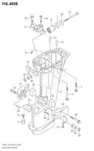 DT15A From 01504-410001 (P40)  2014 drawing DRIVE SHAFT HOUSING (DT9.9AK:P40)