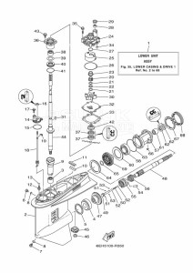 VF150A drawing PROPELLER-HOUSING-AND-TRANSMISSION-1