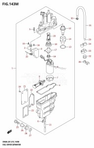 DF60A From 06002F-310001 (E01 E40)  2013 drawing FUEL VAPOR SEPARATOR (DF60ATH:E40)