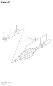 DF175Z From 17502Z-210001 (E01 E40)  2012 drawing FUEL HOSE (DF150Z:E40)