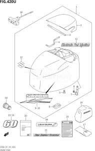 06002F-410001 (2014) 60hp E01 E40-Gen. Export 1 - Costa Rica (DF60A  DF60AQH  DF60ATH) DF60A drawing ENGINE COVER (DF60AVTH:E40)