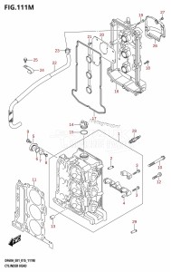 DF60A From 06002F-510001 (E01 E40)  2015 drawing CYLINDER HEAD (DF60ATH:E40)