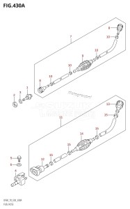 DF60 From 06001F-371001 (E03)  2003 drawing FUEL HOSE