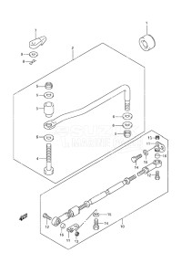 Outboard DF 115A drawing Drag Link