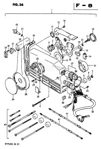 DT85 From 8501-614766 ()  1986 drawing REMOTE CONTROL