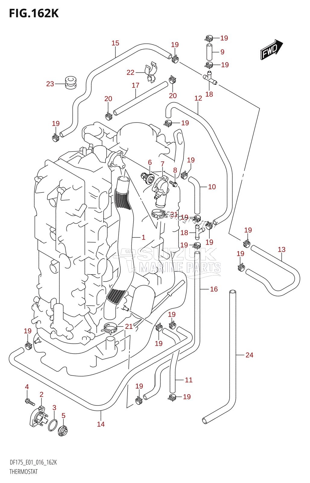 THERMOSTAT (DF175T:E40)