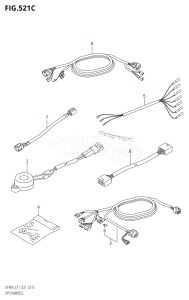 DF70A From 07003F-140001 (E11 E40)  2021 drawing OPT:HARNESS (DF70ATH,DF90ATH)