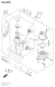 DF140A From 14003Z-040001 (E11 E40)  2020 drawing TRIM CYLINDER (DF115AST,DF140AT:E11,DF140AZ:E11)