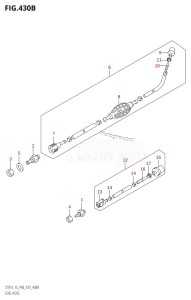 DT9.9 From 00993K-310001 (P36 P40)  2013 drawing FUEL HOSE (DT15K:P36)