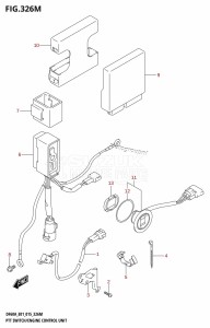 DF60A From 06002F-510001 (E01 E40)  2015 drawing PTT SWITCH /​ ENGINE CONTROL UNIT (DF60ATH:E40)