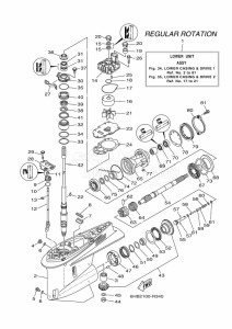 F250LETX drawing PROPELLER-HOUSING-AND-TRANSMISSION-1