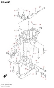 DT15A From 01504-510001 (P36-P40)  2015 drawing DRIVE SHAFT HOUSING (DT9.9A:P36)