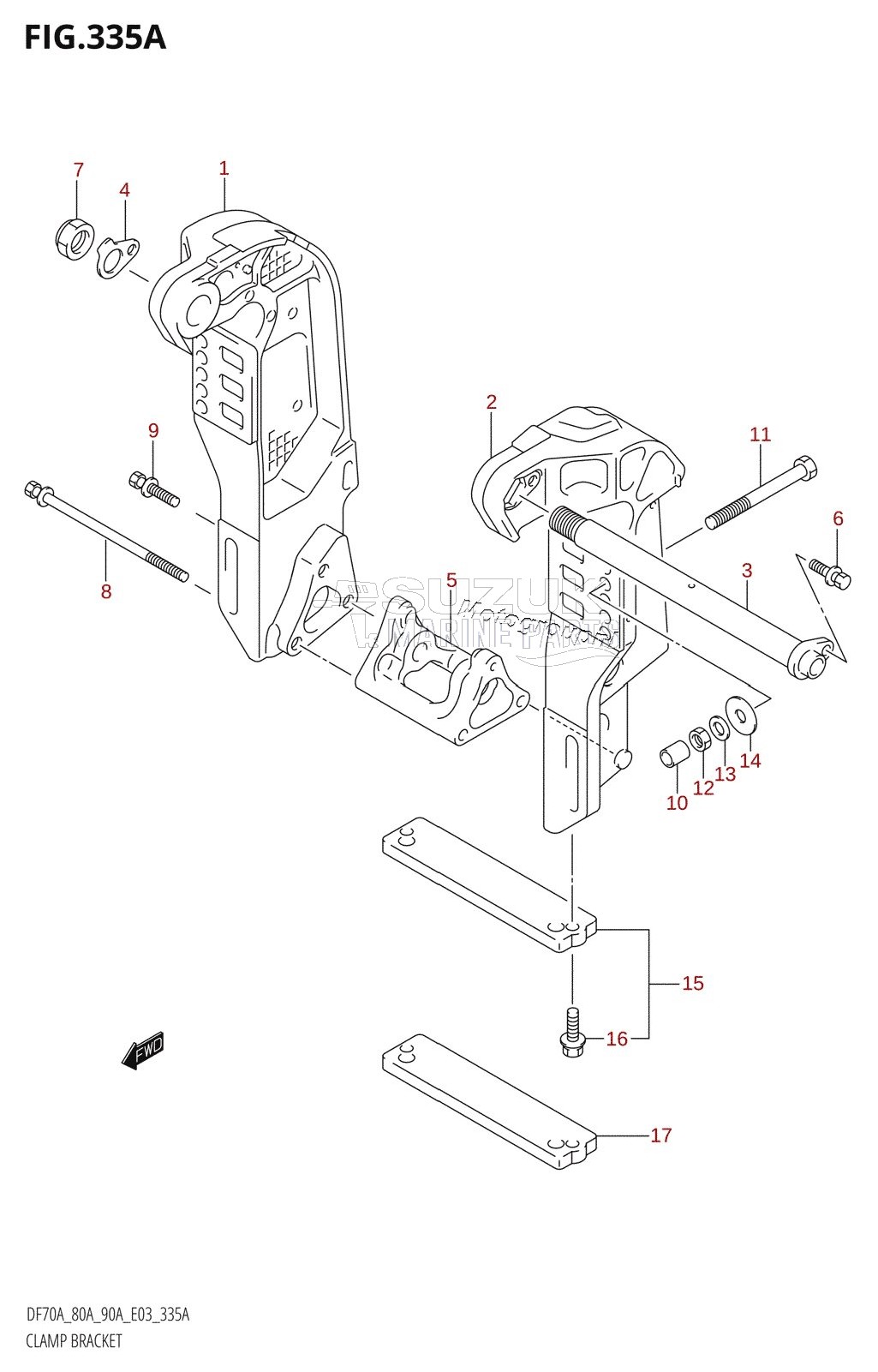 CLAMP BRACKET (K9,K10)