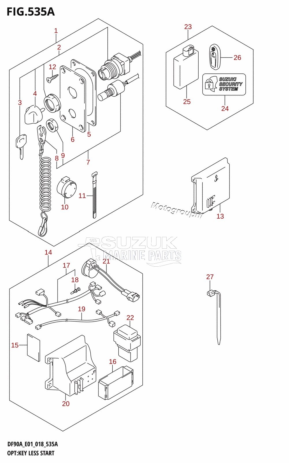 OPT:KEY LESS START (DF70A:E01,DF80A:E01,DF90A:E01,DF100B:E01)