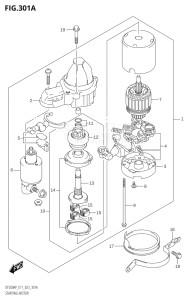 15003P-140001 (2021) 150hp E11-Gen. Export 2 (DF150AP   DF150AP    DF150AP) DF150AP drawing STARTING MOTOR