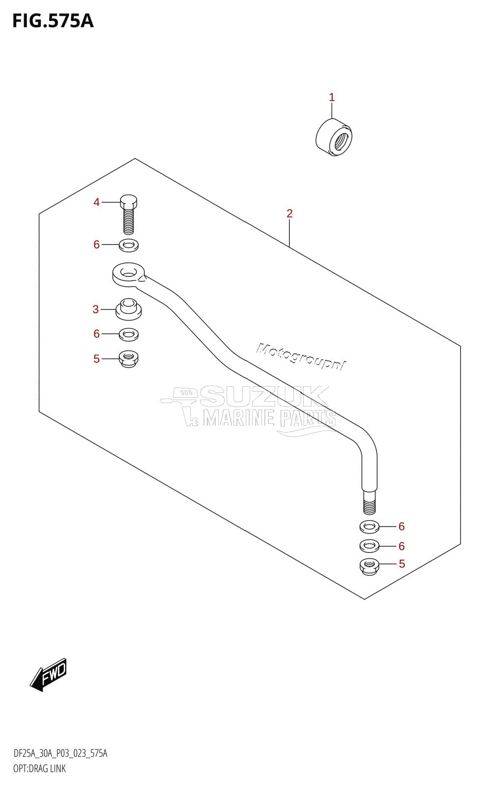 OPT:DRAG LINK (DF25A,DF25ATH,DF30ATH)