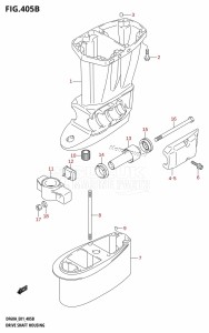 DF50A From 05003F-110001 (E01)  2011 drawing DRIVE SHAFT HOUSING (DF40AQH,DF40AT,DF50AT,DF50ATH,DF60AQH,DF60AWQH)