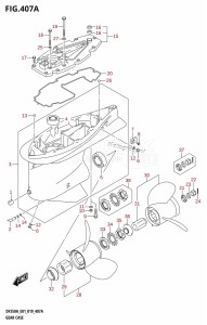 DF350A From 35001F-910001 (E01)  2019 drawing GEAR CASE