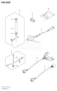 DF175T From 17502F-610001 (E01 E40)  2016 drawing OPT:HARNESS (1) (DF150Z:E40)