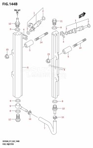 DF350A From 35001F-040001 (E01 E03  -)  2020 drawing FUEL INJECTOR (E40)