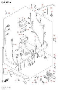 08002F-710001 (2017) 80hp E03-USA (DF80AT) DF80A drawing HARNESS