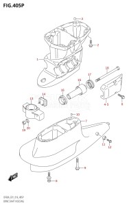 05004F-610001 (2016) 50hp E01-Gen. Export 1 (DF50AVT  DF50AVTH) DF50A drawing DRIVE SHAFT HOUSING (DF50AVTH:E01)