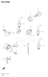 DF250Z From 25003Z-210001 (E01 E40)  2012 drawing SENSOR (DF250Z:E40)