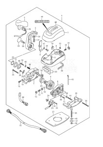 Outboard DF 250AP drawing Top Mount Single