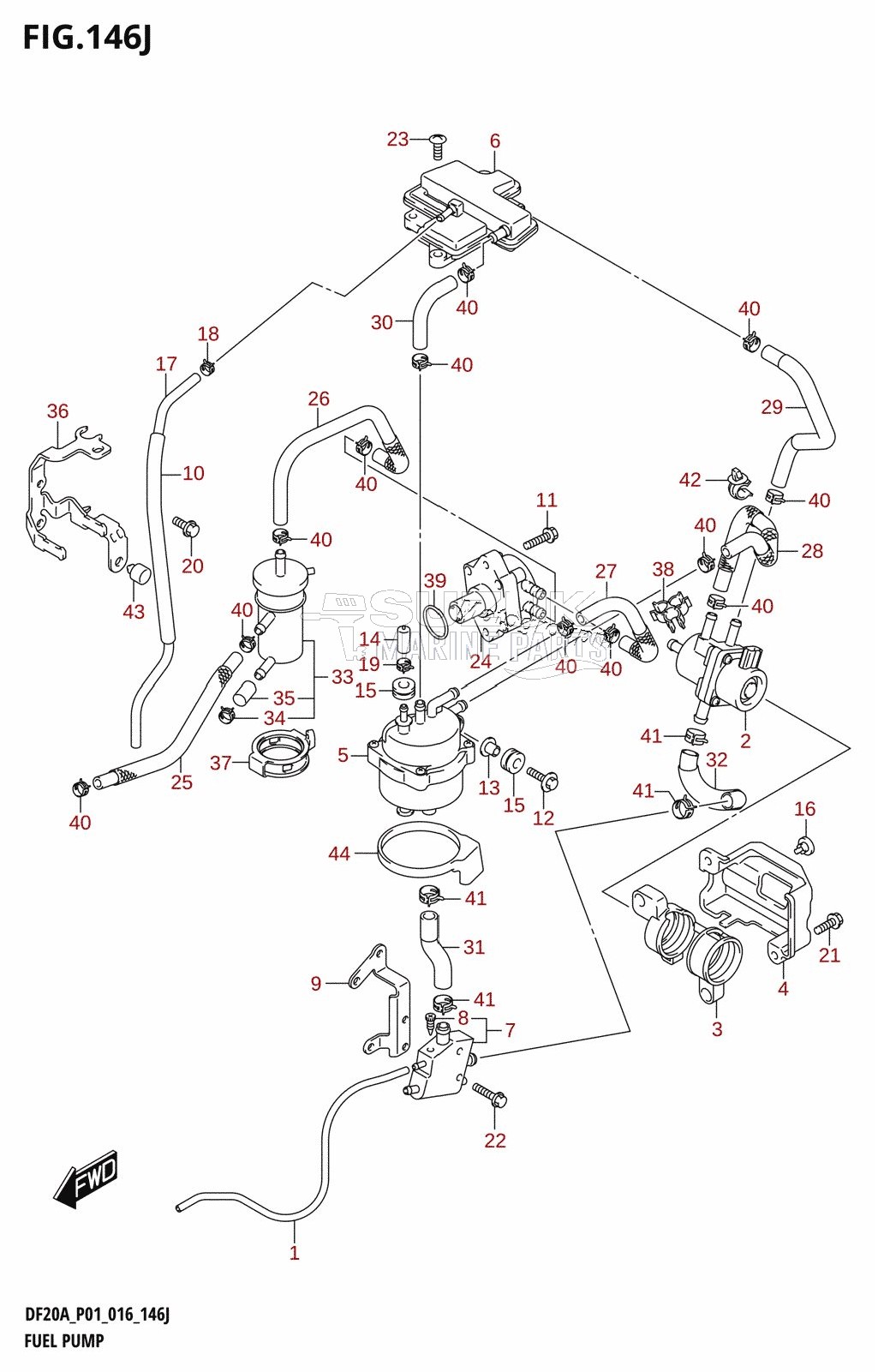 FUEL PUMP (DF20A:P40)