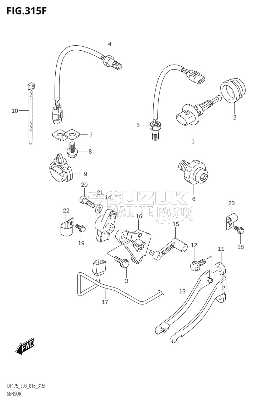 SENSOR (DF175TG:E03)