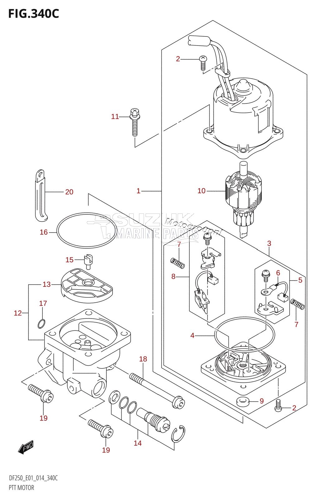 PTT MOTOR (DF200T:E40)