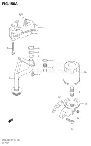 09003F-010001 (2010) 90hp E03-USA (DF90ATK10) DF90A drawing OIL PUMP.