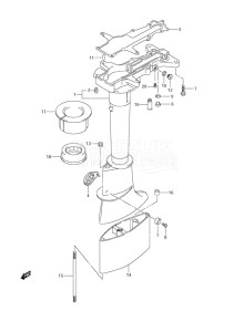 DF 4 drawing Drive Shaft Housing