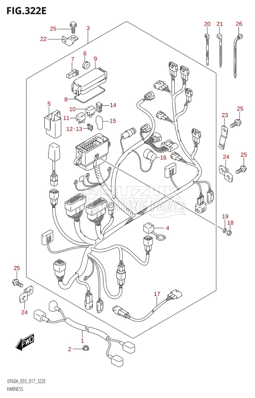 HARNESS (DF60AVT:E03)