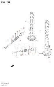 DF50 From 05001F-510001 (E03)  2005 drawing CAMSHAFT