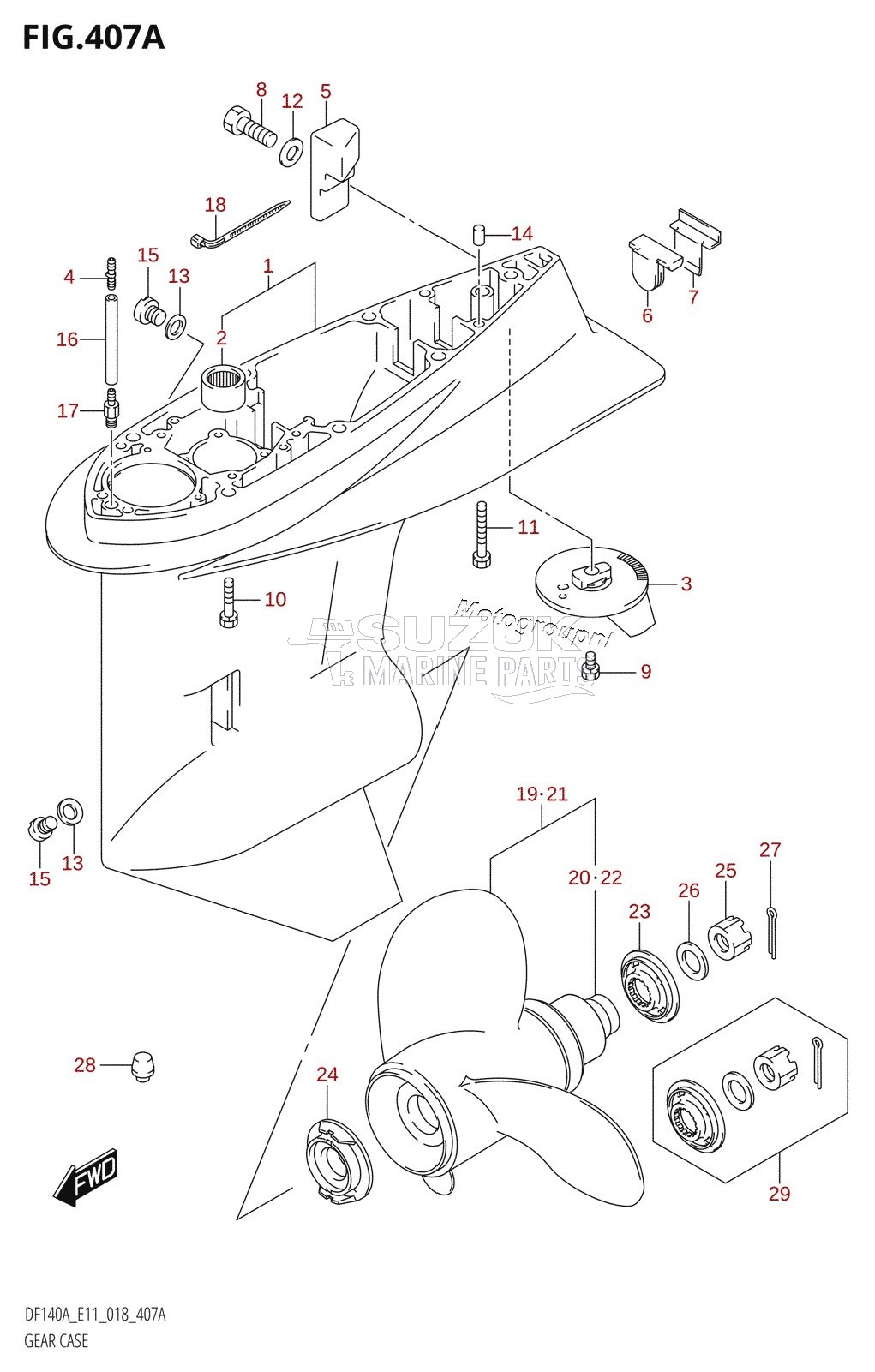 GEAR CASE (DF100AT)