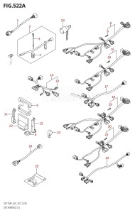 DF175AP From 17503P-710001 (E01 E40)  2017 drawing OPT:HARNESS (1)