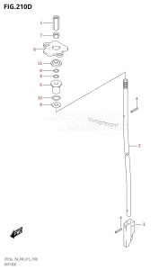 DT15A From 01504-510001 (P36-P40)  2015 drawing SHIFT ROD (DT9.9AK:P36)