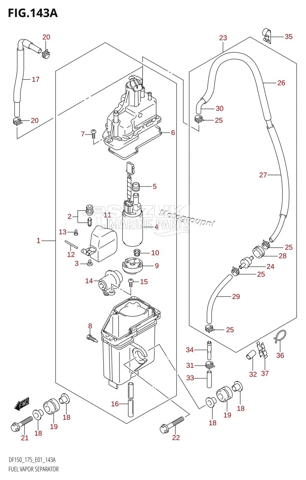 FUEL VAPOR SEPARATOR