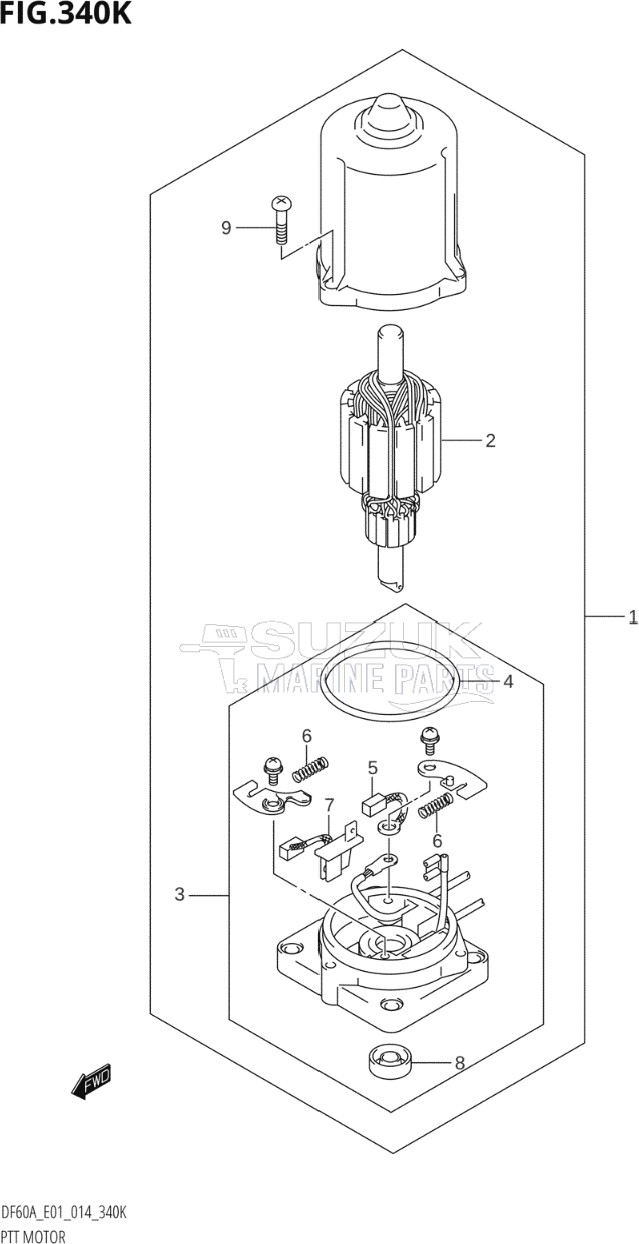 PTT MOTOR (DF50AVT:E01)