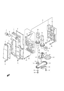 Outboard DF 175 drawing Balancer