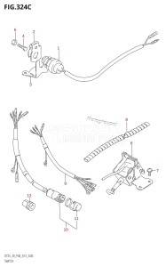 DT25 From 02503K-310001 (P36-)  2013 drawing SWITCH (DT30R:P40)