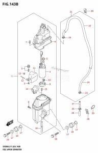 DF200AT From 20003F-440001 (E03 E11 E40)  2024 drawing FUEL VAPOR SEPARATOR (E40)